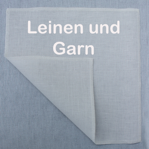 Leinen und Garn für Stickmotiv &#039;Love&#039; bunt