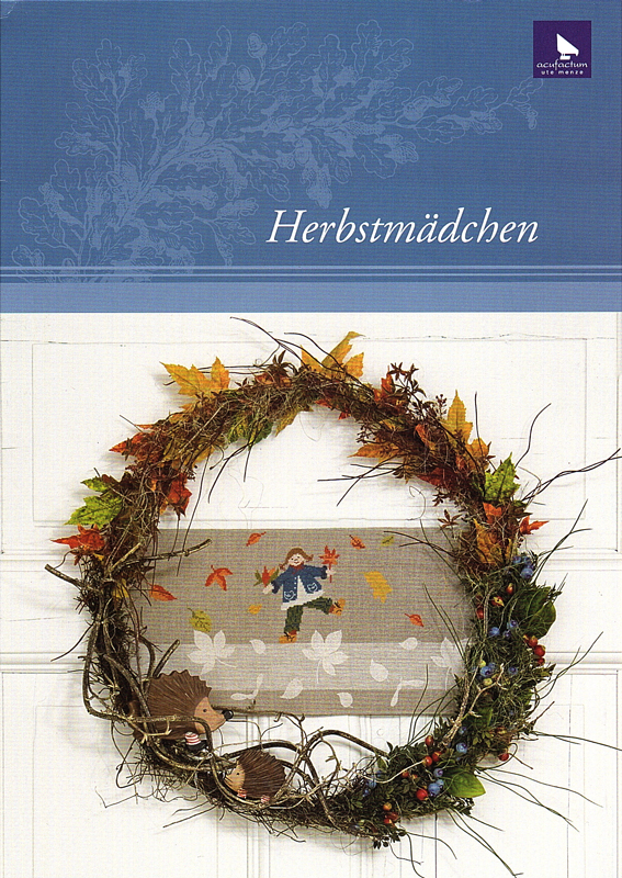 Kreuzstichanleitung 'Herbstmädchen'
