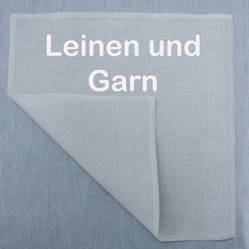 Leinen und Garn für Motiv JA