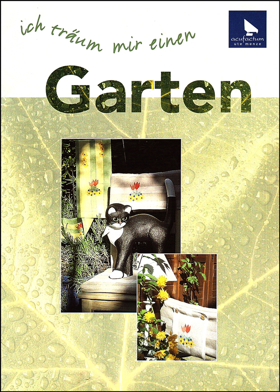 Kreuzstichheft ICH TRÄUM MIR EINEN GARTEN von acufactum