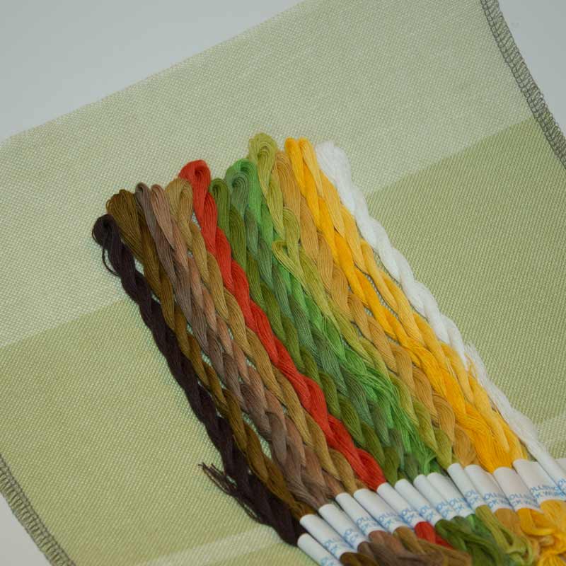 Materialpackung Leinenband und Garn 'verliebt in Hasi ...'