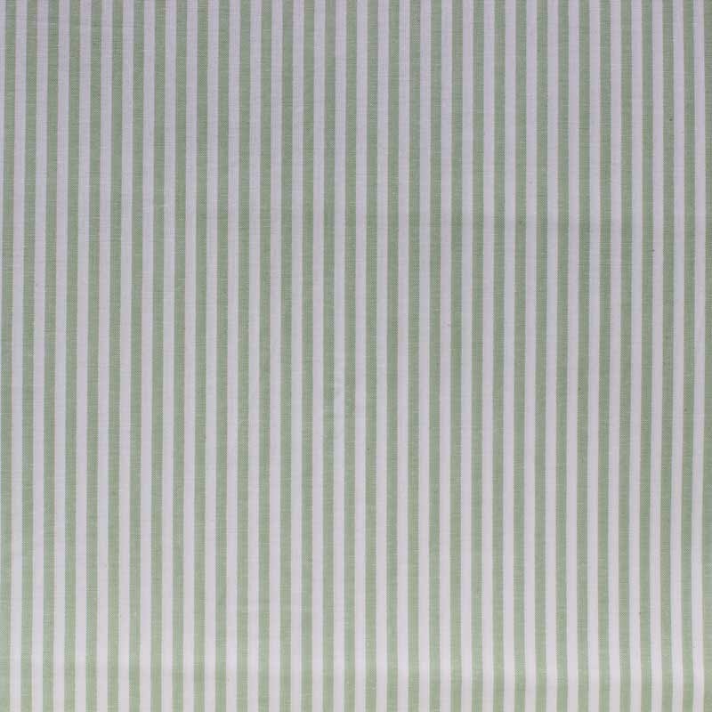 Baumwollstoff Streifen grün beschichtet