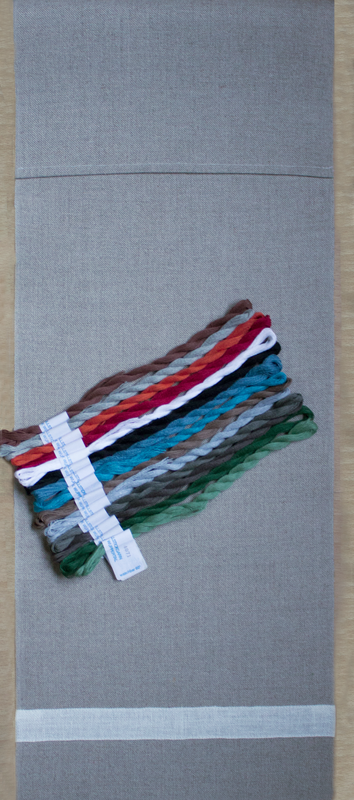 Materialpackung Schneemann mit Garn