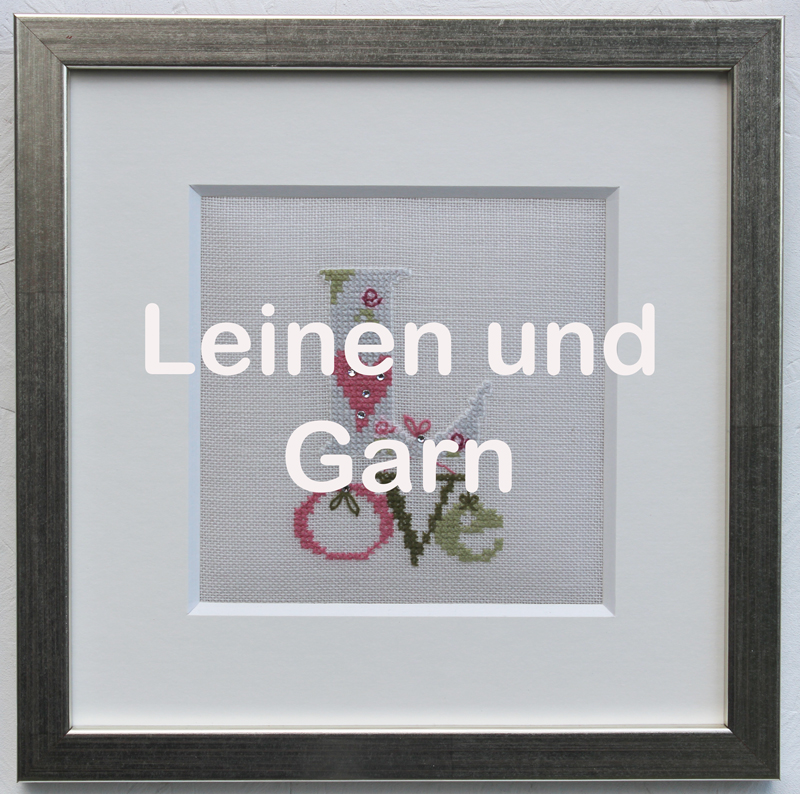 Komplett-Materialpackung Motiv 'Love' bunt