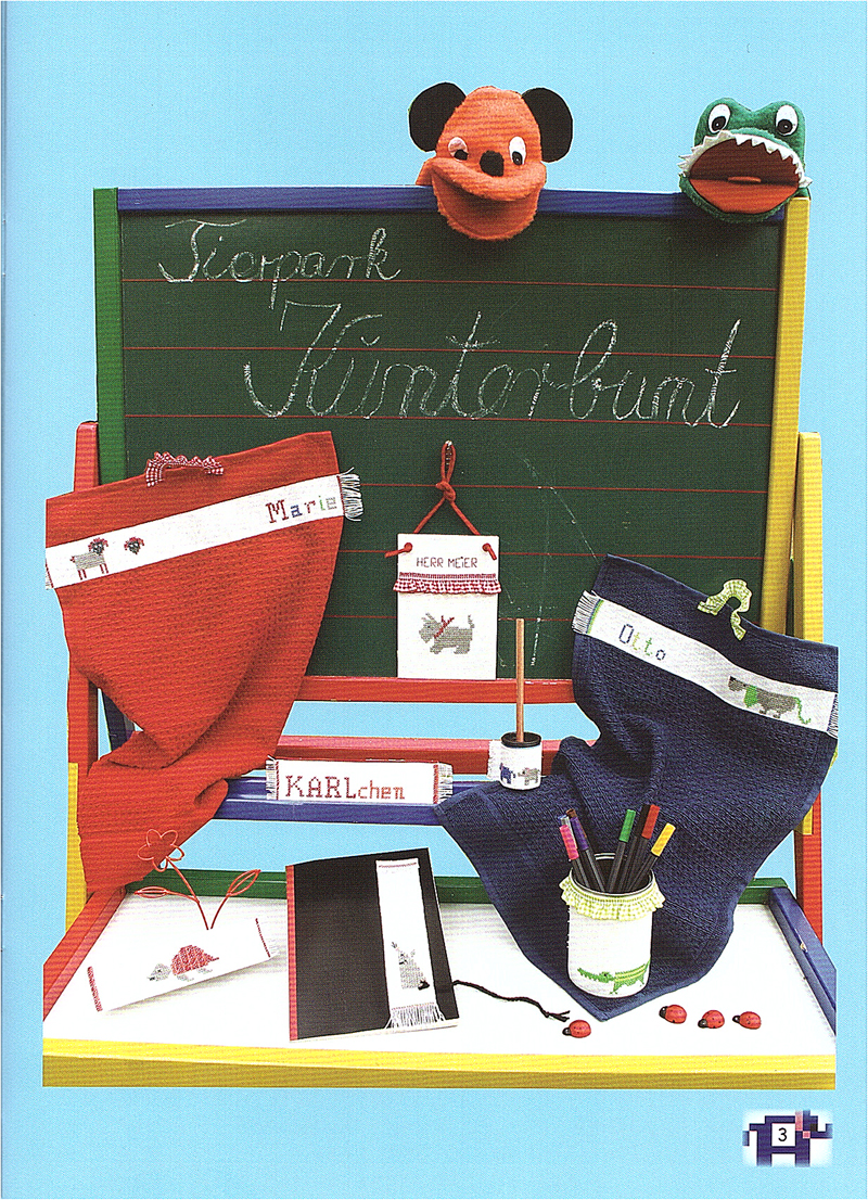 Stickbuch Tierpark KUNTERBUNT