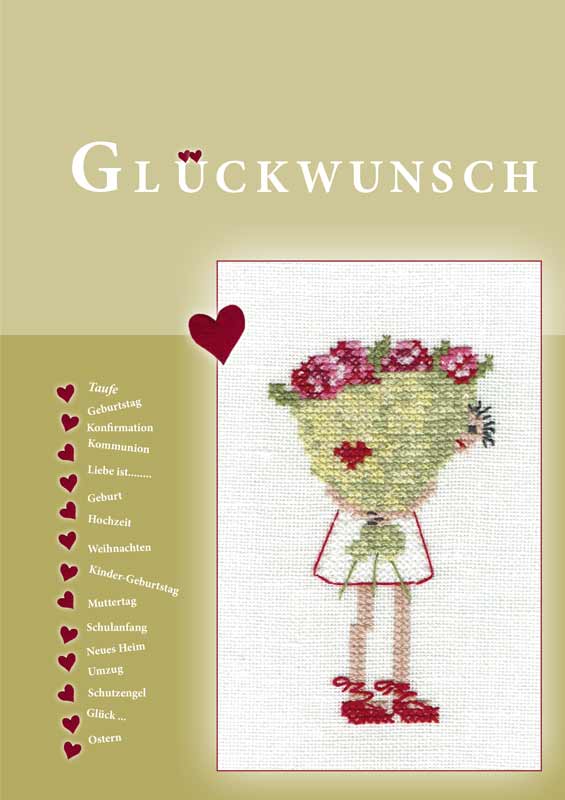 Stickbuch GLÜCKWUNSCH